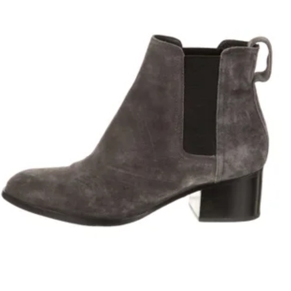 Rag & Bone Women’s Grey Suede Walker Boots Size 7.5 - Picture 1 of 8
